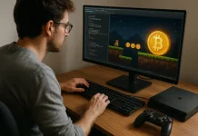 Incubadora web3 da Sony abre inscrições e brasileiros podem participar da Soneium Desenvolvedor da Soneium codando game em blockchain com um Playstation do lado