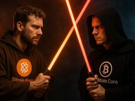 Duelo épico Bitcoin Knots x Bitcoin Core