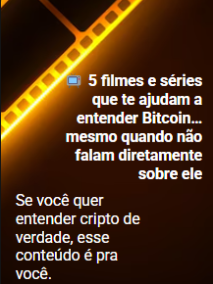 5 filmes e séries sobre bitcoin